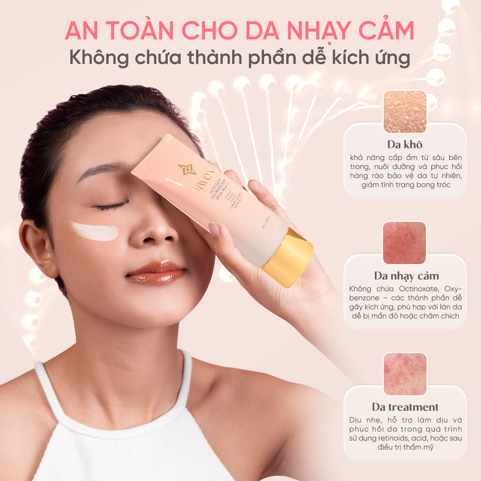  Kem chống nắng JIWON Glow Sun Protection